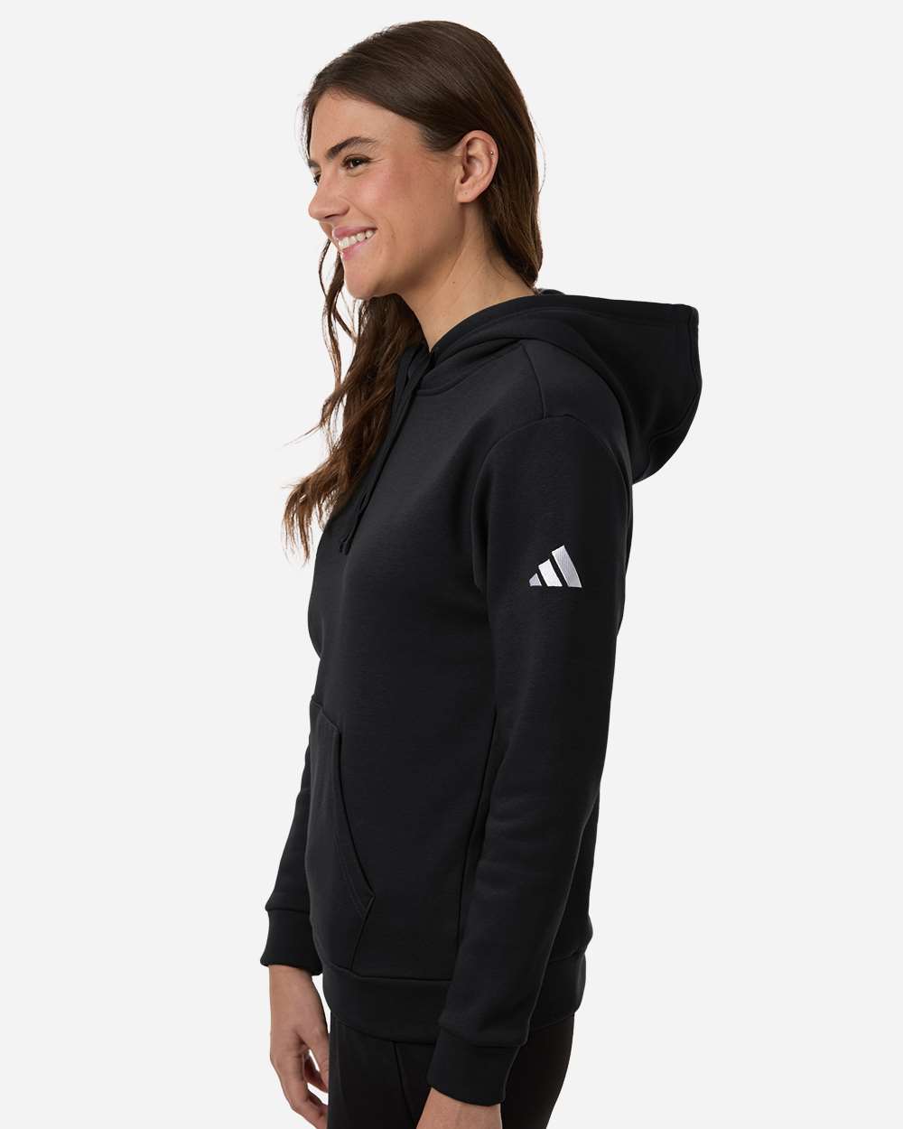Adidas Women's Fleece Hooded Sweatshirt - Embroidered