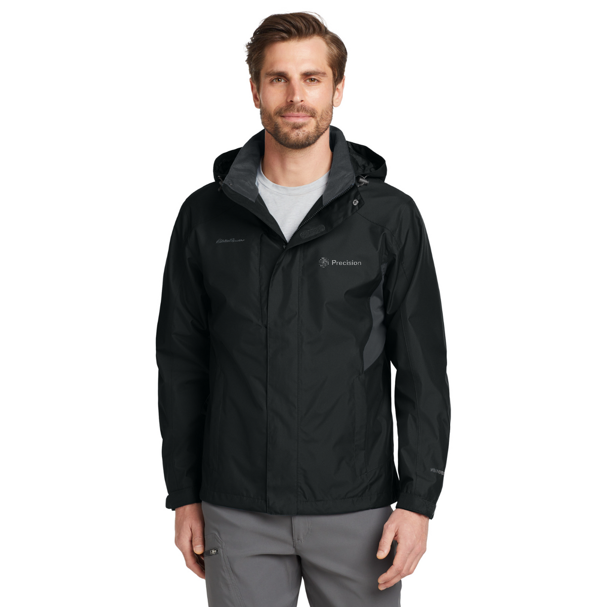 Eddie Bauer Rain Jacket - Embroidered — model