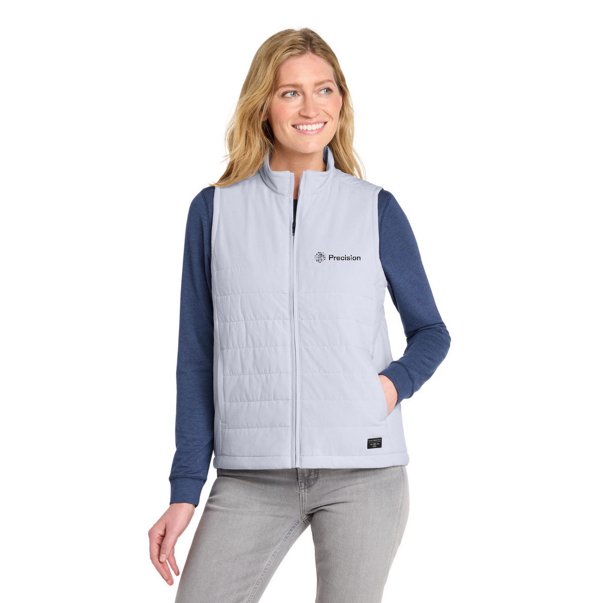 TravisMathew Women's Cold Bay Vest - Embroidered — model