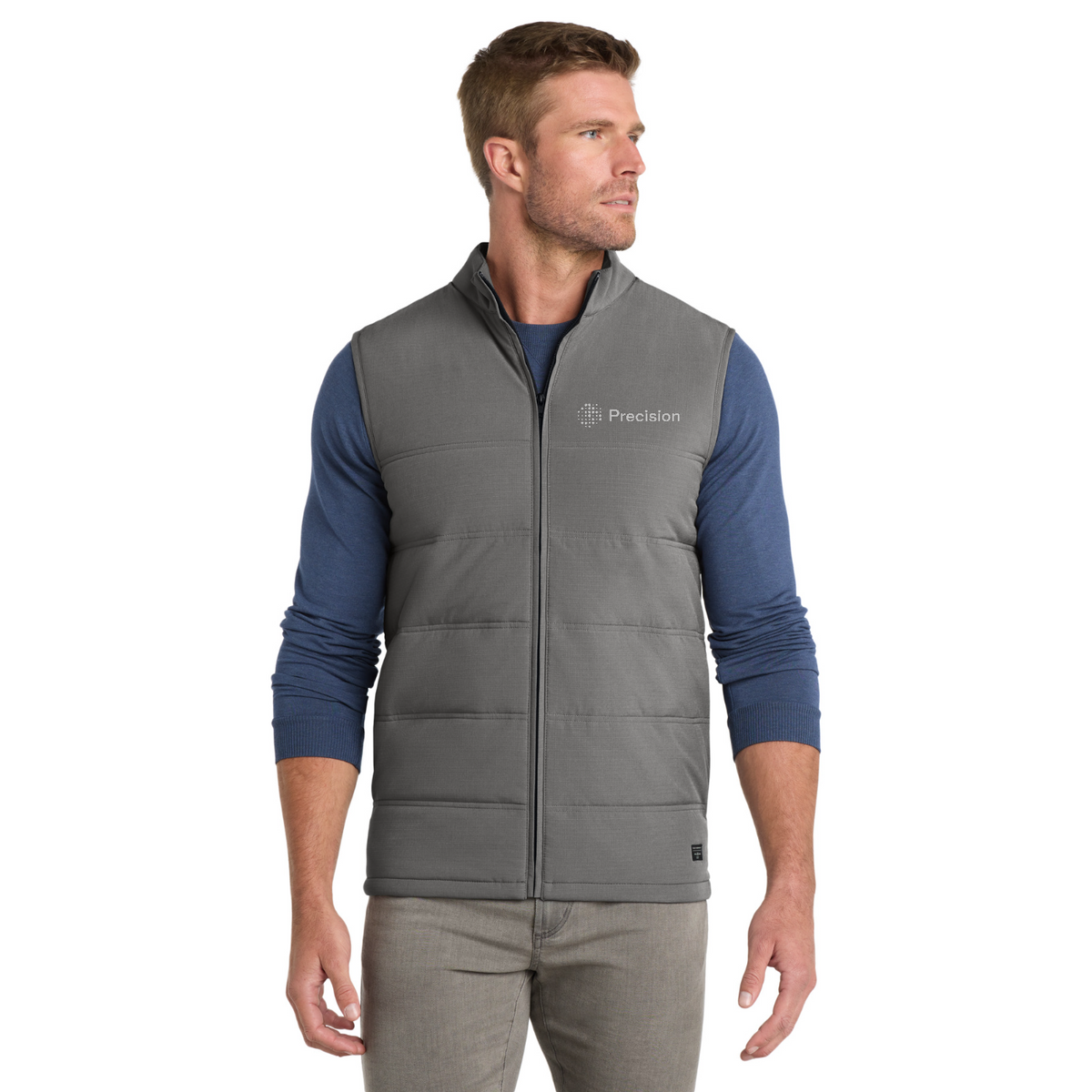 TravisMathew Cold Bay Vest - Embroidered — model