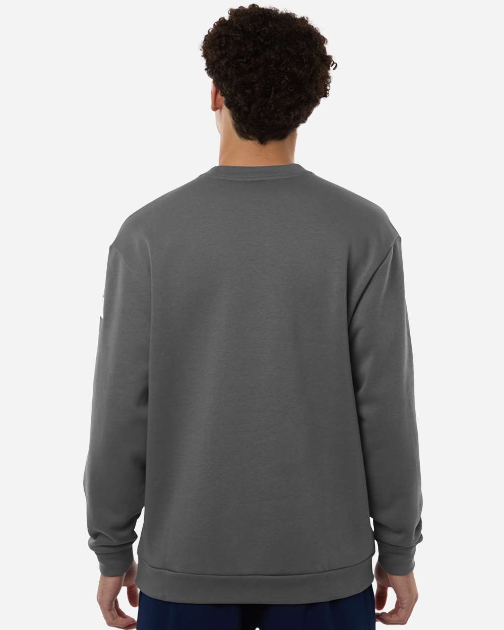 Adidas Men's Fleece Crewneck Sweatshirt - Embroidered