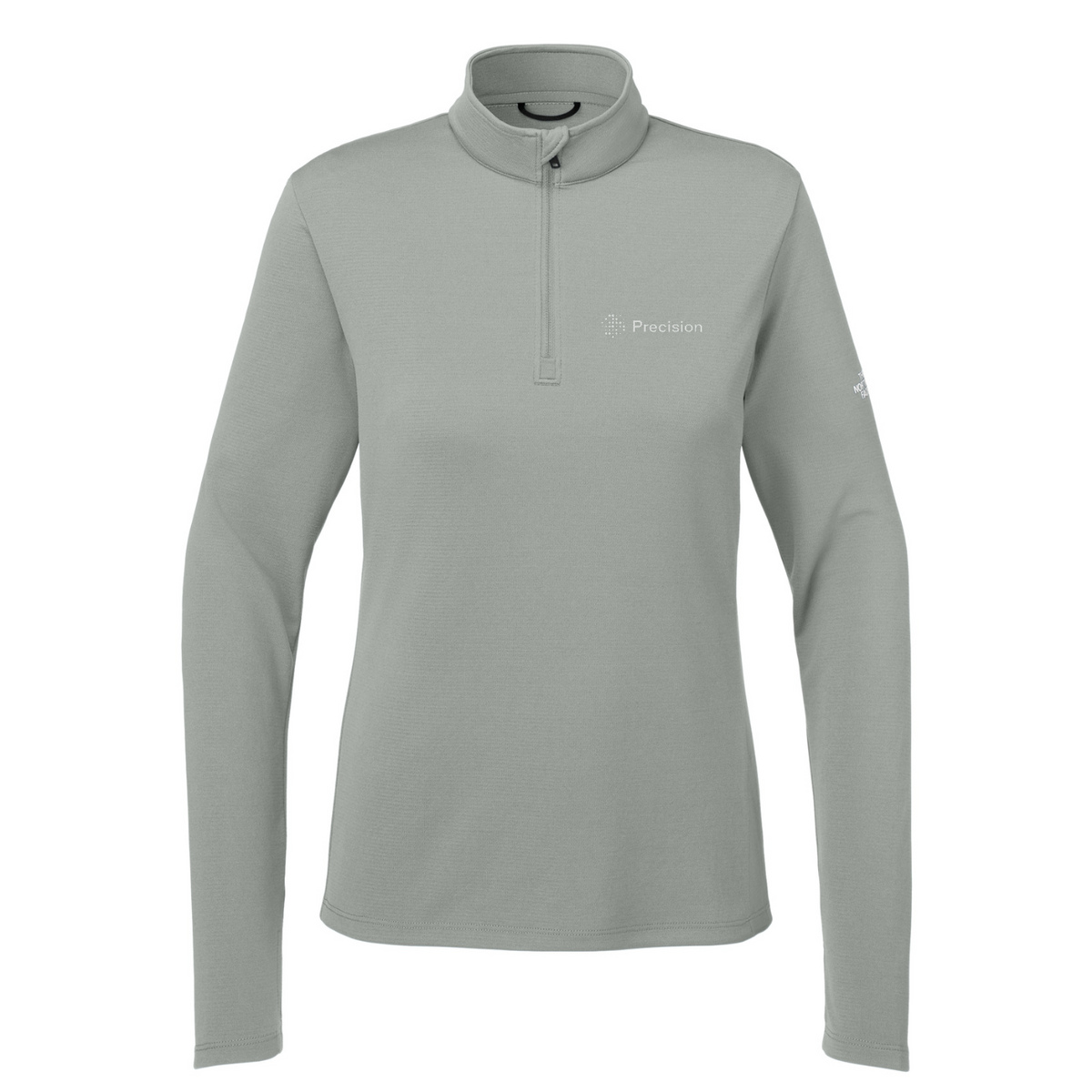 The North Face Women's Ambition 1/4-Zip - Embroidered — Meld Grey Heather