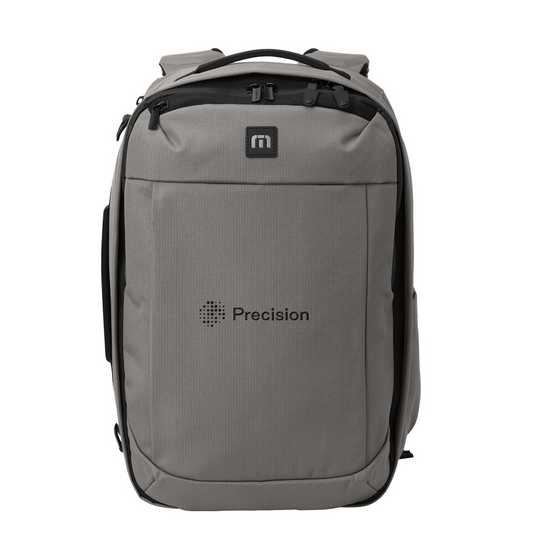 TravisMathew Lateral Convertible Backpack - Embroidered — Graphite