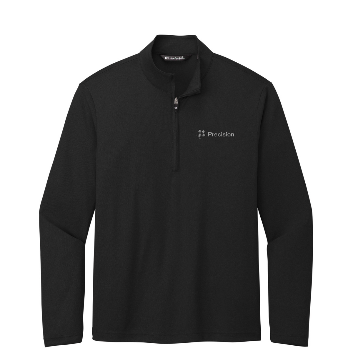 TravisMathew Coto Performance 1/4-Zip - Embroidered — Black