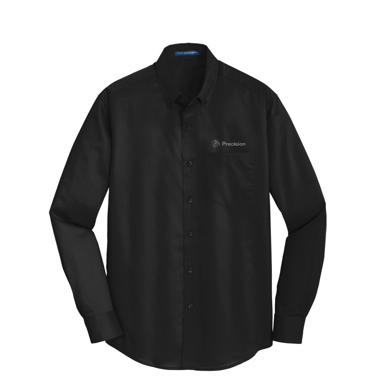 Port Authority SuperPro Twill Shirt - Embroidered — Black