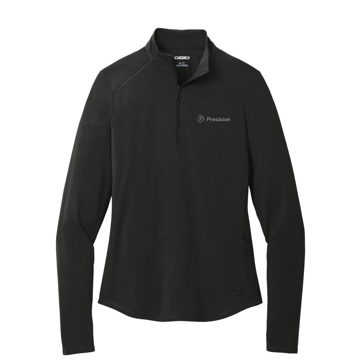 OGIO Women's Motion 1/4-Zip - Embroidered — Blacktop
