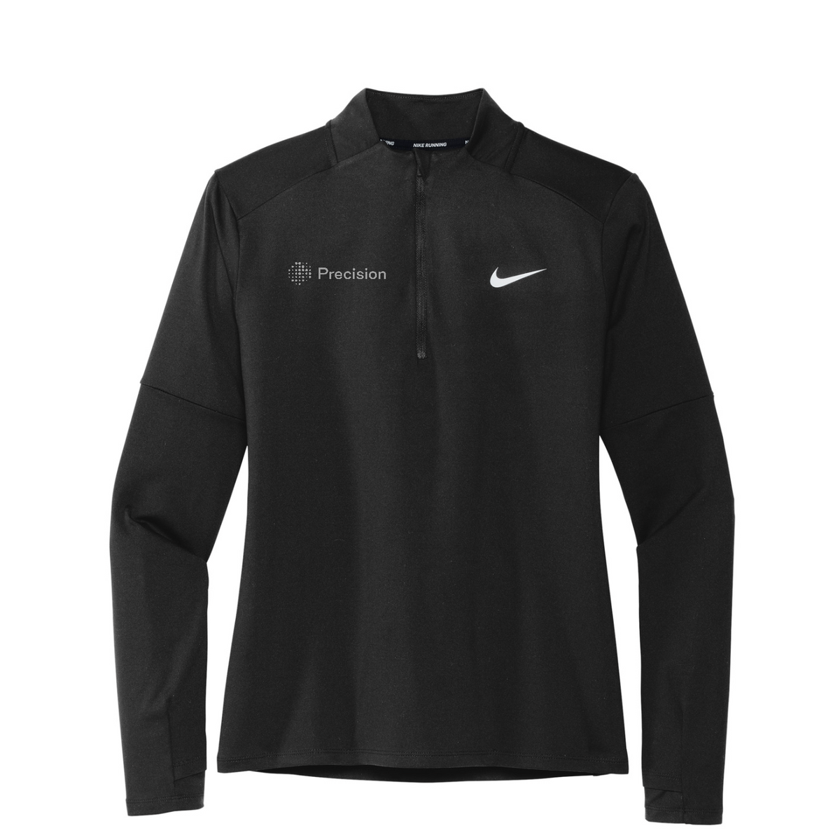 Nike Women's Dri-FIT Element 1/2-Zip Top - Embroidered — Black