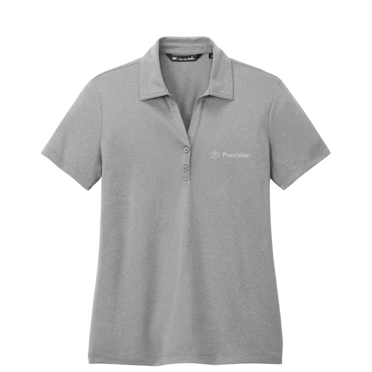 TravisMathew Women's Coto Performance Polo - Embroidered — Quiet Shade Grey Heather