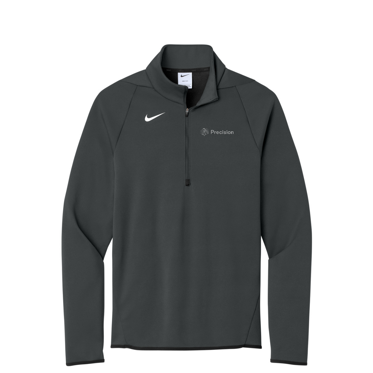 Nike Therma-FIT 1/4-Zip Fleece - Embroidered — Team Anthracite