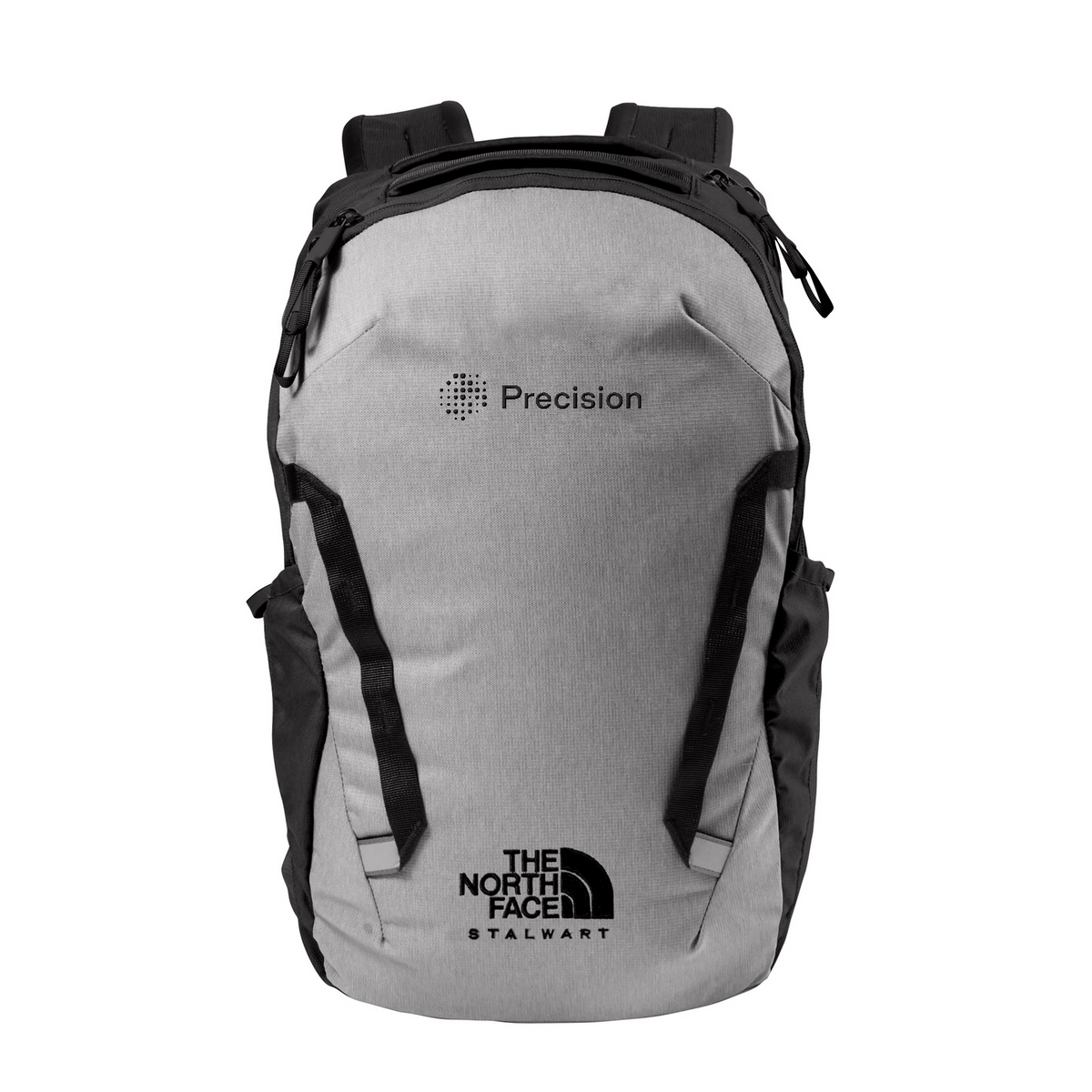 The North Face  Stalwart Backpack - Embroidered — Mid Grey Dark Heather/ TNF Black