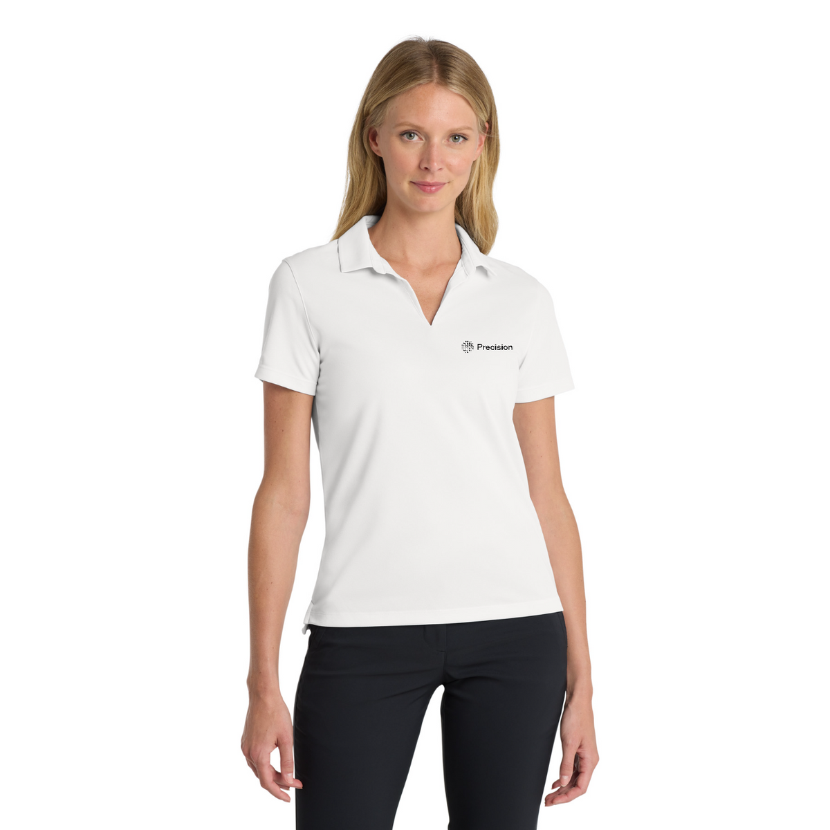 Nike Women's Dri-FIT Micro Pique 2.0 Polo - Embroidered — model