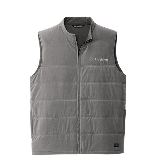 TravisMathew Cold Bay Vest - Embroidered — Quiet Shade Grey
