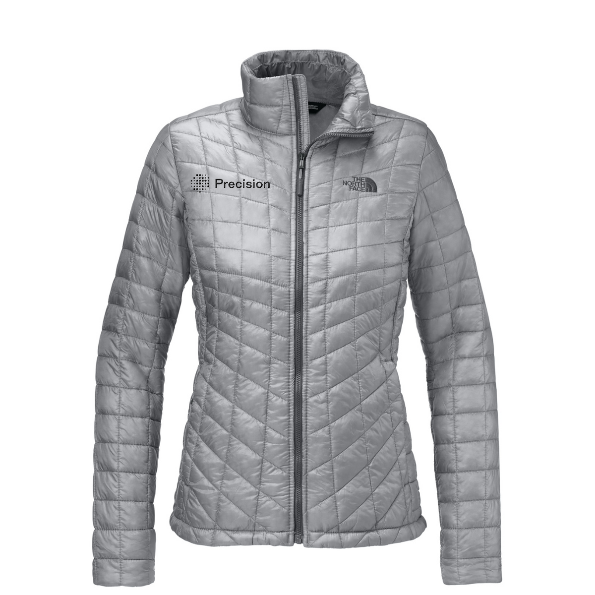 The North Face  Women's ThermoBall  Trekker Jacket - Embroidered — Mid Grey