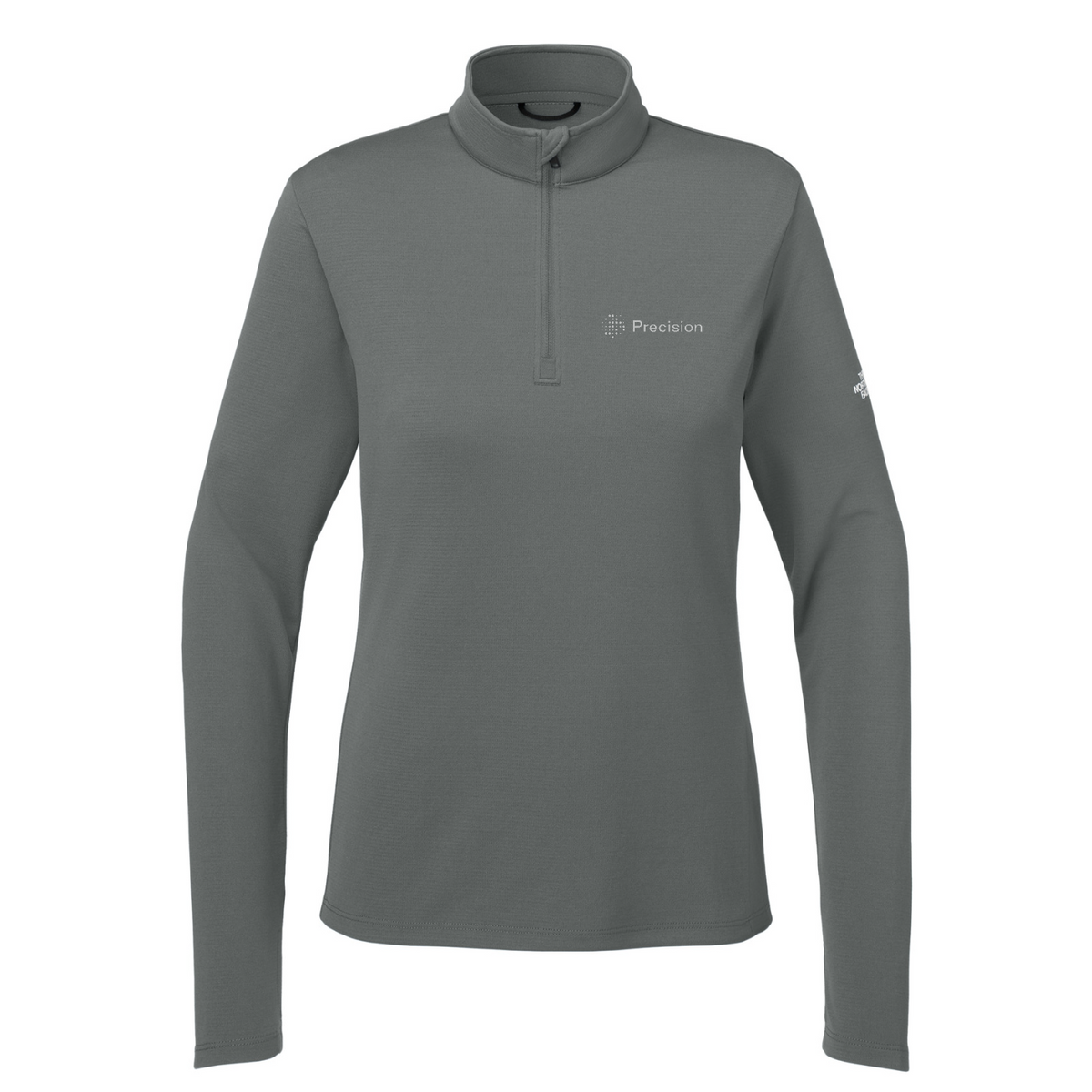 The North Face Women's Ambition 1/4-Zip - Embroidered — Smoked Pearl Grey