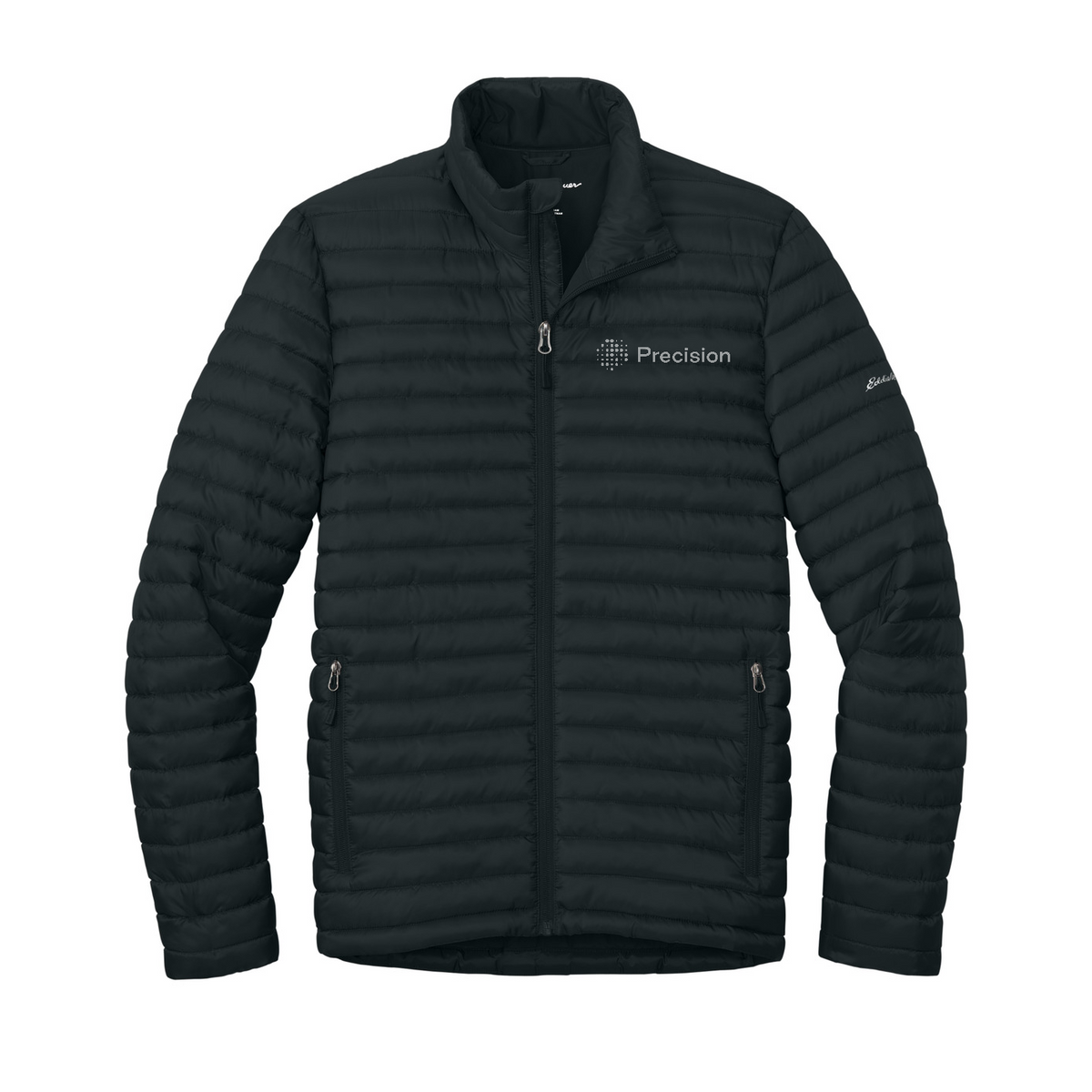 Eddie Bauer Packable Quilted Full-Zip - Embroidered — Black