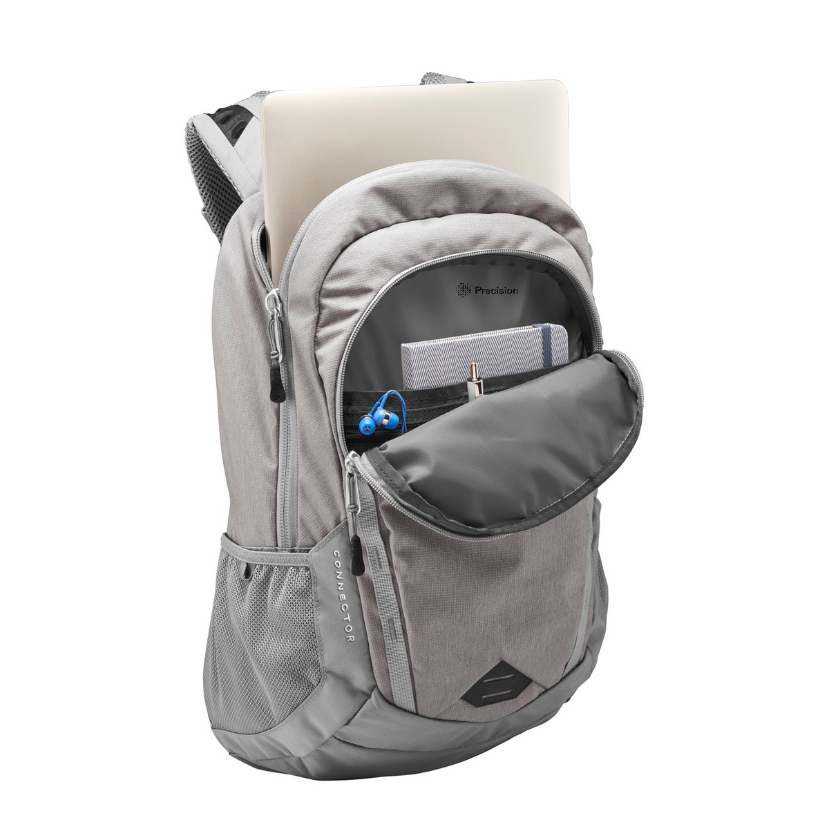 The North Face  Connector Backpack - Embroidered — Mid Grey Dark Heather/ Mid Grey
