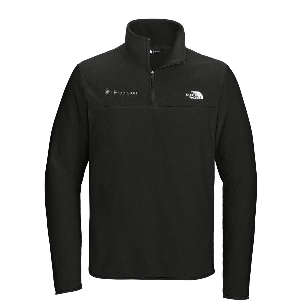 The North Face Glacier 1/4-Zip Fleece - Embroidered — TNF Black
