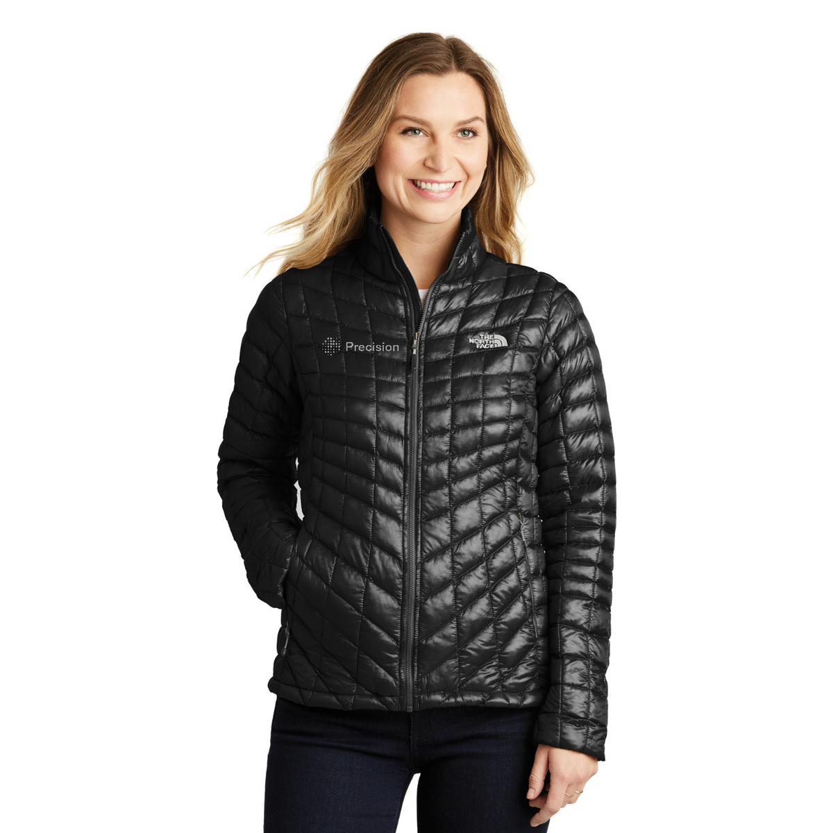 The North Face  Women's ThermoBall  Trekker Jacket - Embroidered — model