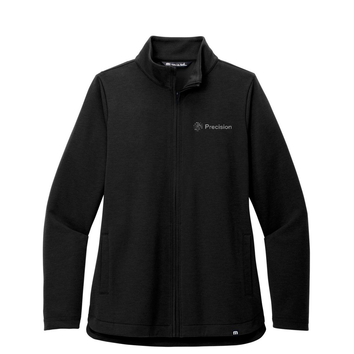TravisMathew Women's Coveside Full-Zip - Embroidered — Black