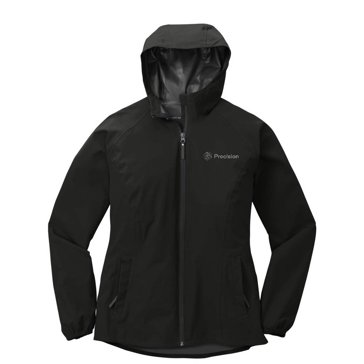 Port Authority  Women's Essential Rain Jacket - Embroidery — Deep Black
