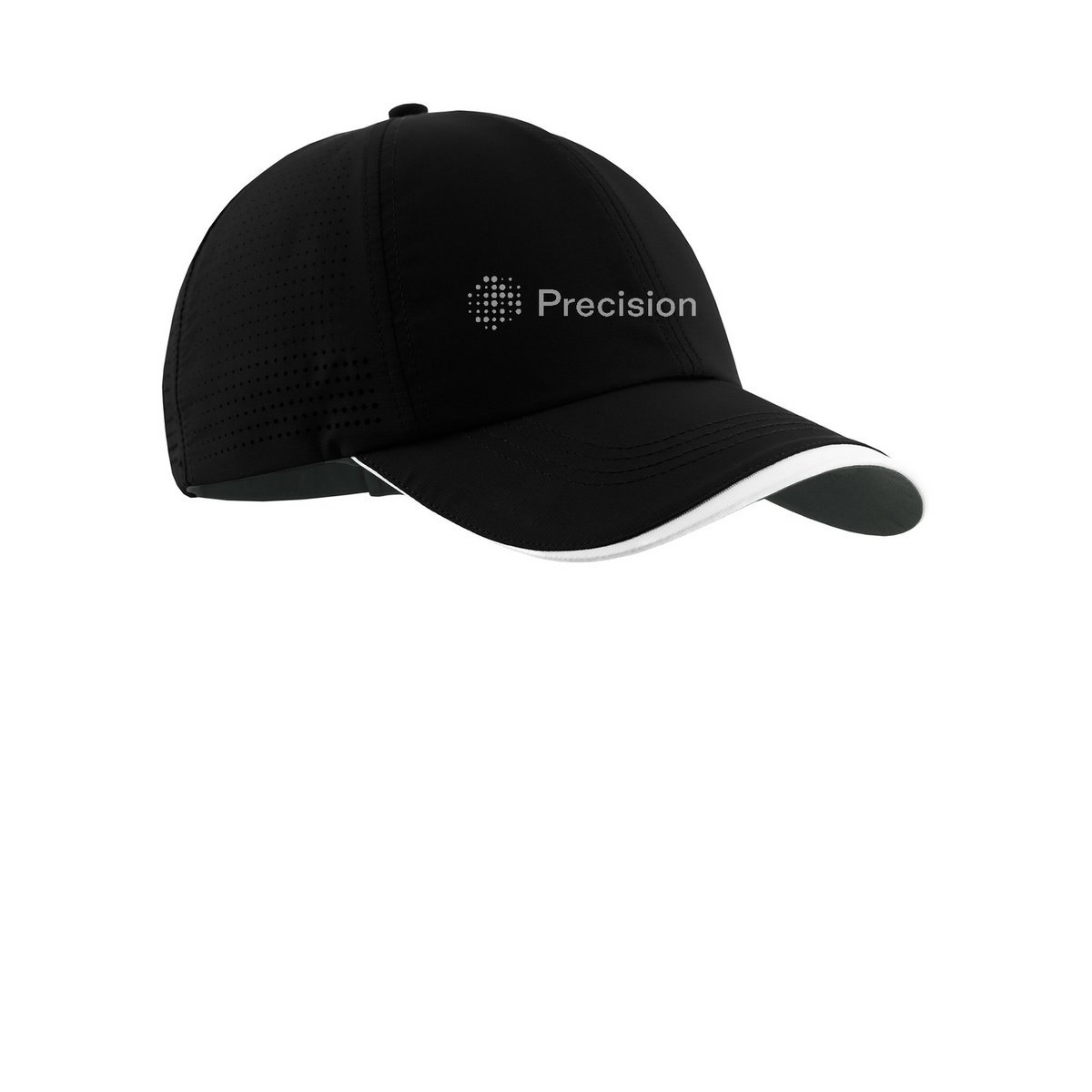 Nike Dri-FIT Perforated Performance Cap - Embroidered — Black/ White