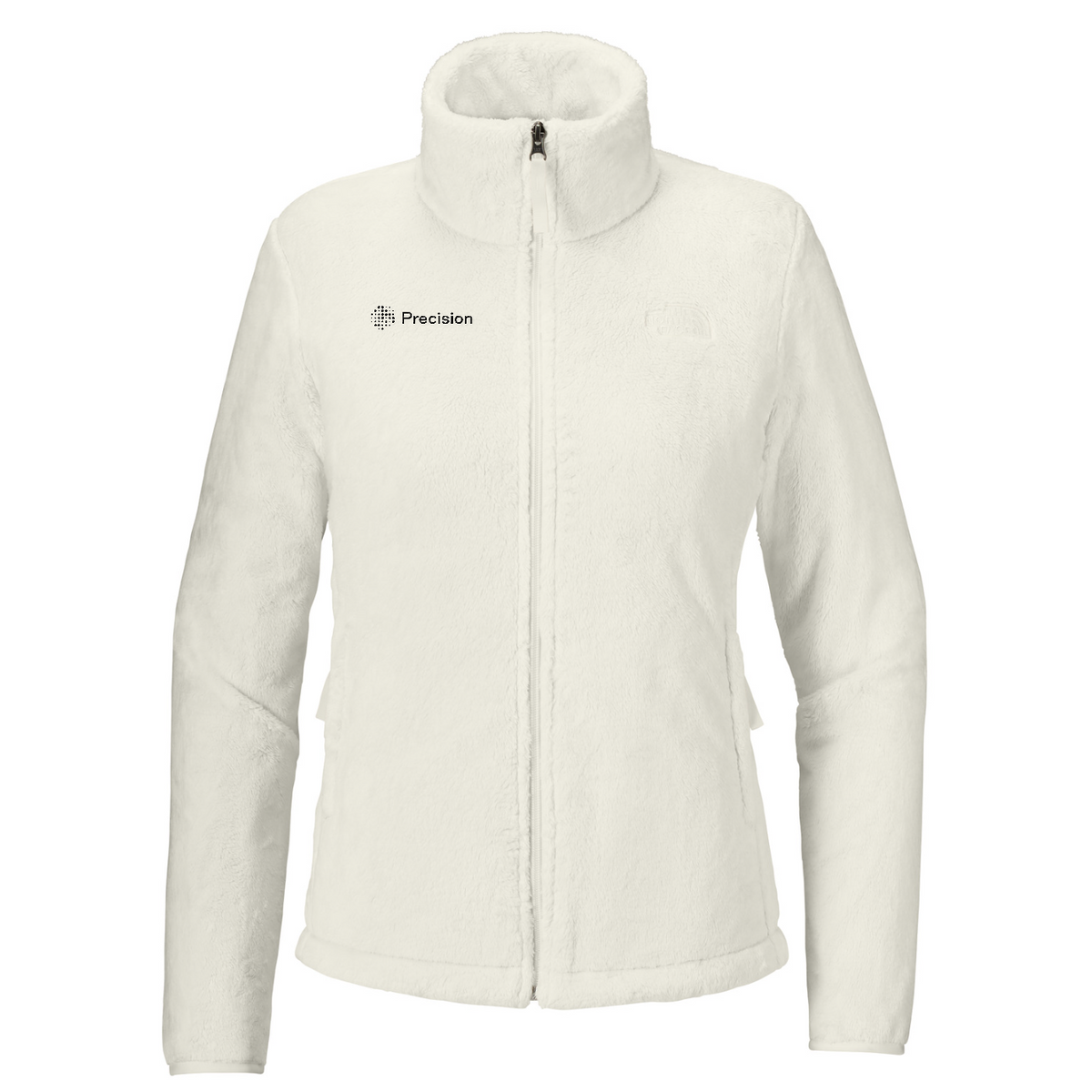 The North Face Women's Osito Fleece Jacket - Embroidered — White Dune