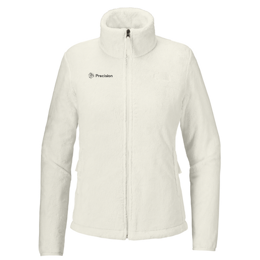 The North Face Women's Osito Fleece Jacket - Embroidered — White Dune