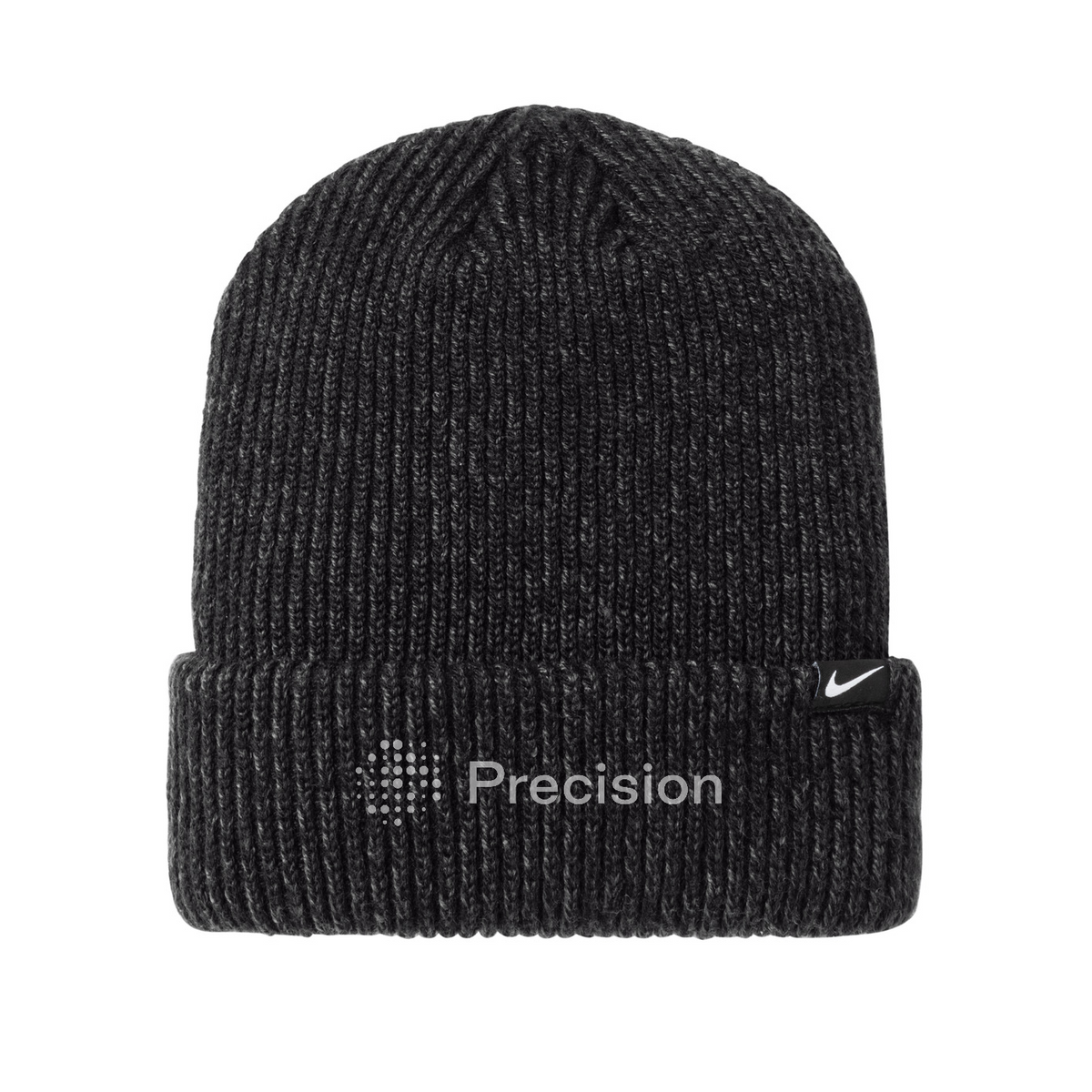 Nike Terra Beanie - Embroidered — Black Heather