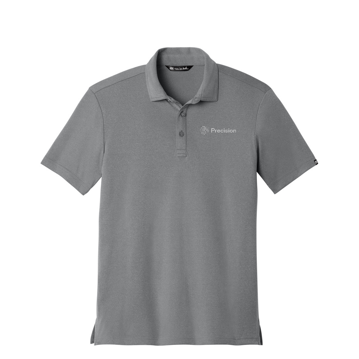 TravisMathew Coto Performance Polo - Embroidered — Quiet Shade Grey Heather