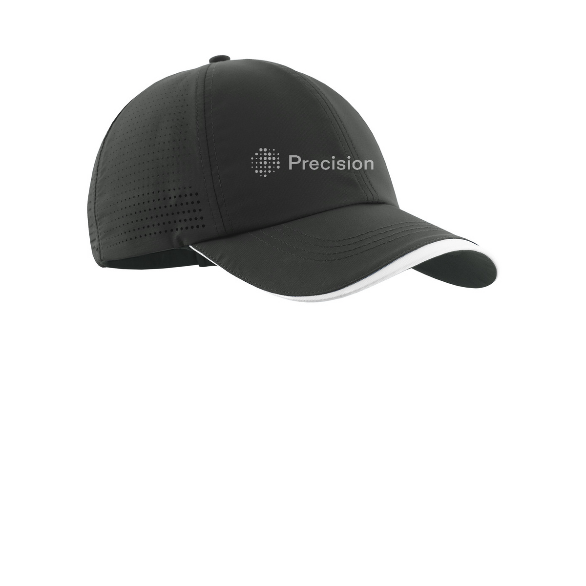 Nike Dri-FIT Perforated Performance Cap - Embroidered — Anthracite/ White