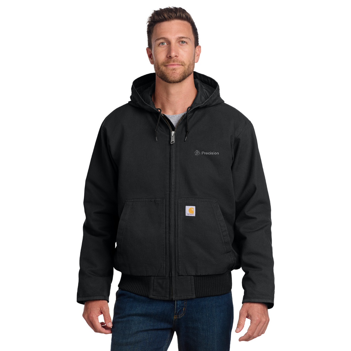 Carhartt Washed Duck Active Jac - Embroidered — model