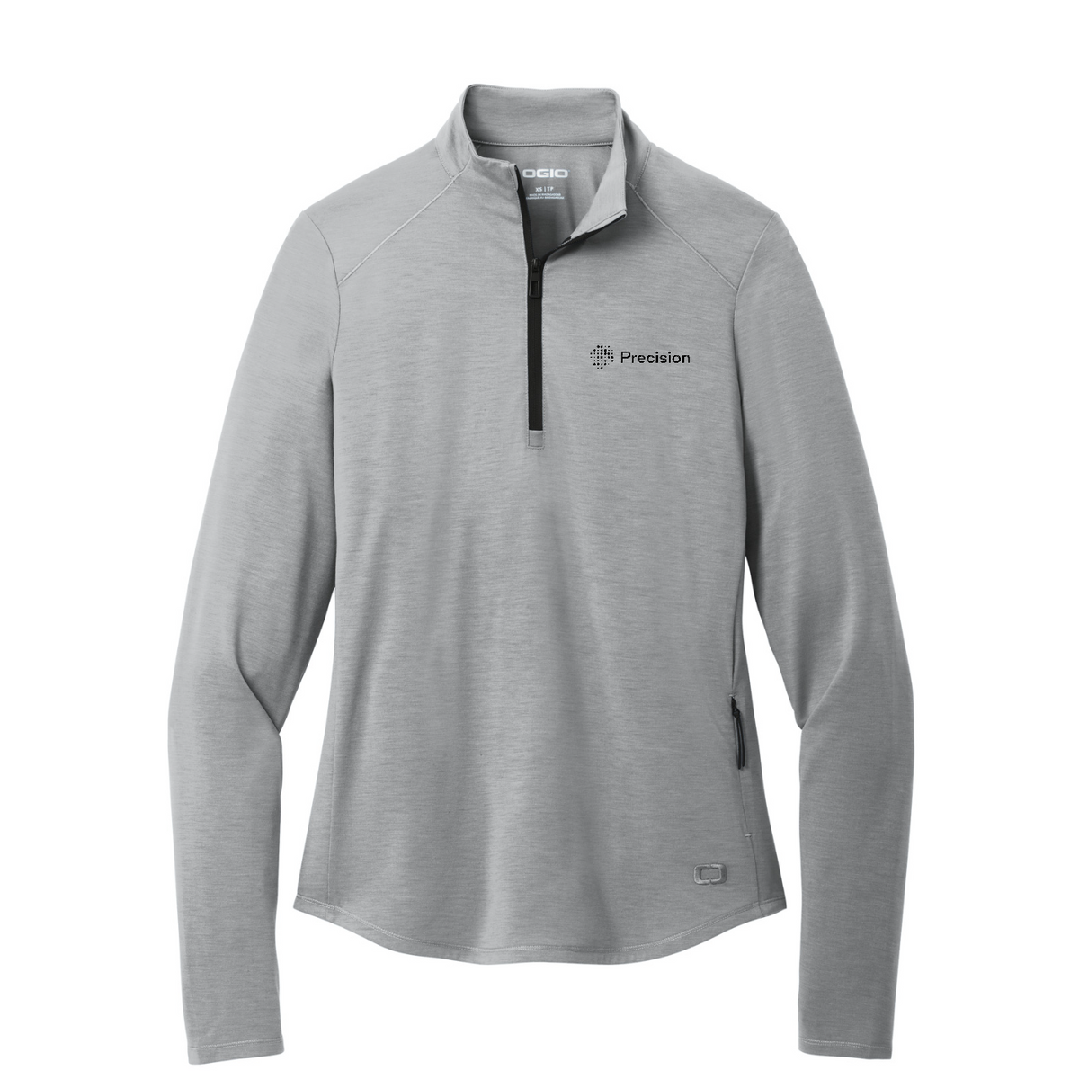 OGIO Women's Motion 1/4-Zip - Embroidered — Greystone