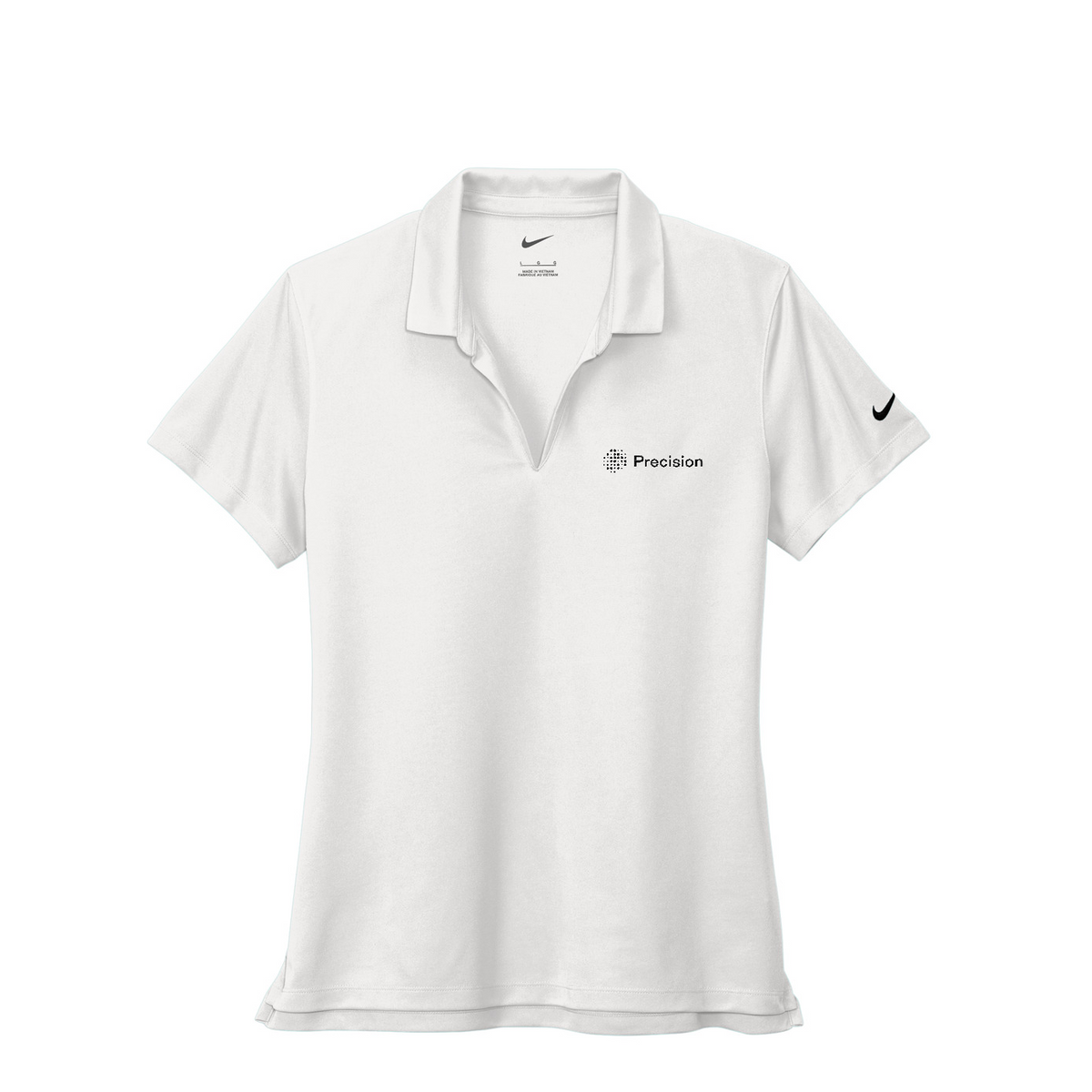 Nike Women's Dri-FIT Micro Pique 2.0 Polo - Embroidered — White