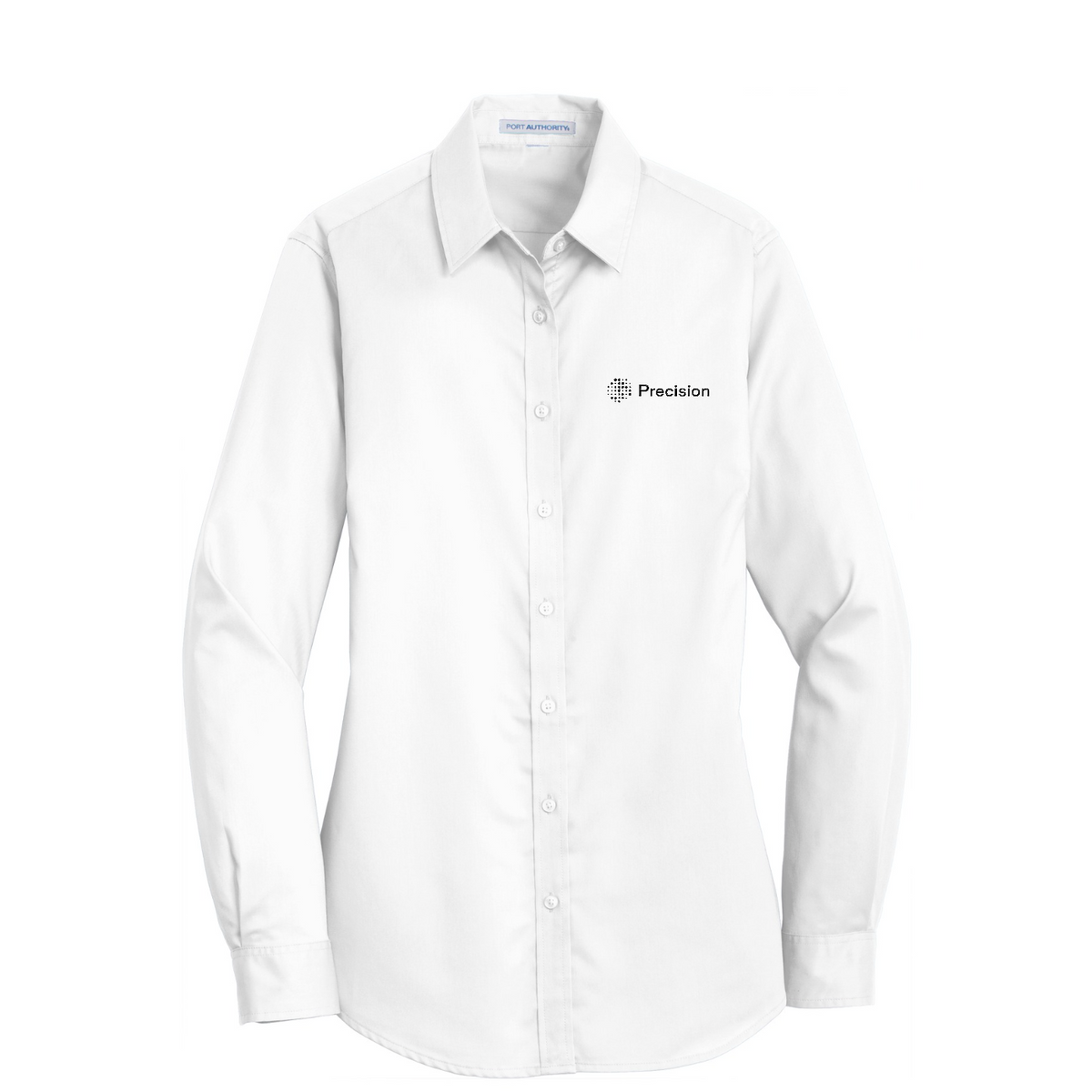 Port Authority Women's SuperPro Twill Shirt - Embroidered — White