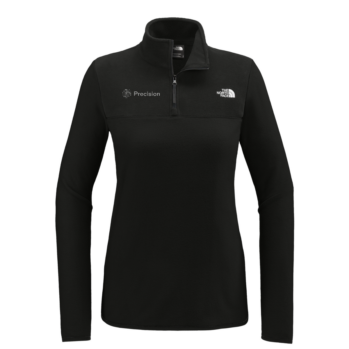 The North Face Women's Glacier 1/4-Zip Fleece - Embroidered — TNF Black