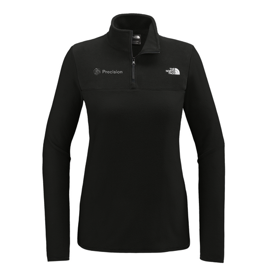 The North Face Women's Glacier 1/4-Zip Fleece - Embroidered — TNF Black